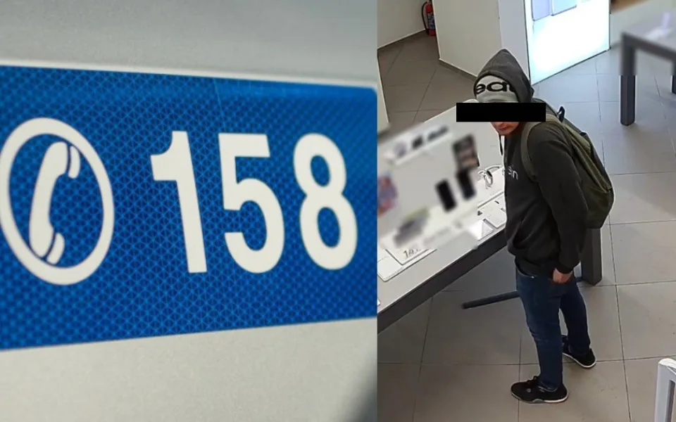 Zloděj odešel z prodejny s vystaveným mobilem, policie chce mluvit s mladíkem s tetováním na ruce