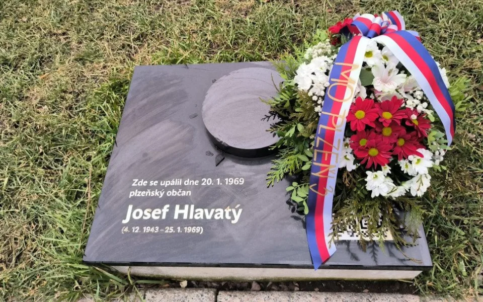 Památku Josefa Hlavatého uctilo vedení centrálního plzeňkého městského obvodu