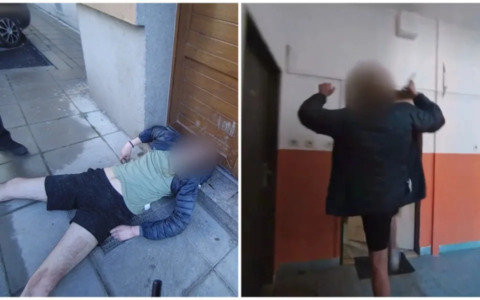 VIDEO: Po pořádné dávce vodky viděl mladík anděly, cestou domů pak vykopl vlastní dveře od bytu