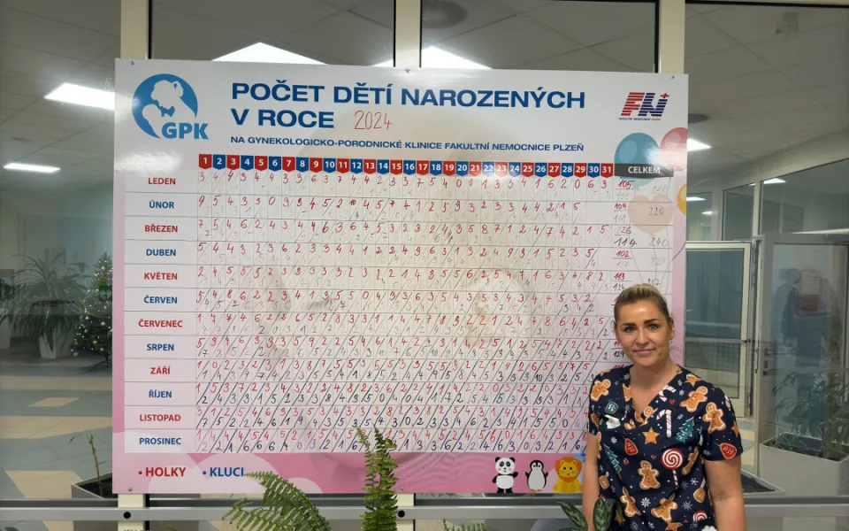 Ženy dávají postupně přednost přirozeným porodům, počet císařských řezů ve FN Plzeň klesl