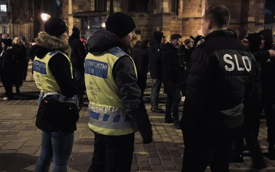 Bitka mezi fanoušky maďarského celku, policie případ vyšetřuje jako ublížení na zdraví