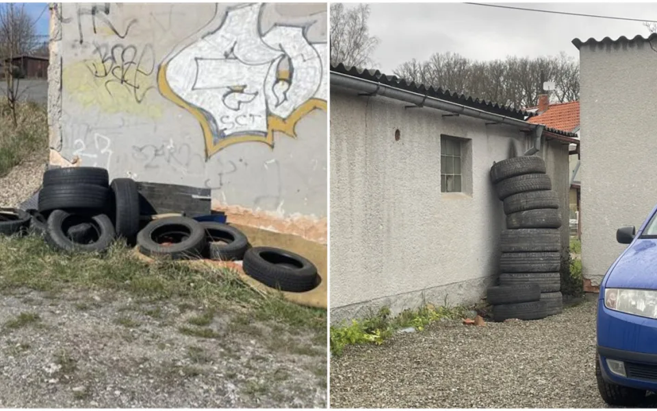 Ulice opět zaplavují vyhozené pneu, existují přitom tisícovky míst, kde je mohou lidé zdarma odevzdat
