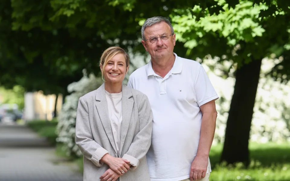 Budoucí ředitelka Tereza Landová a Pavel Janouškovec