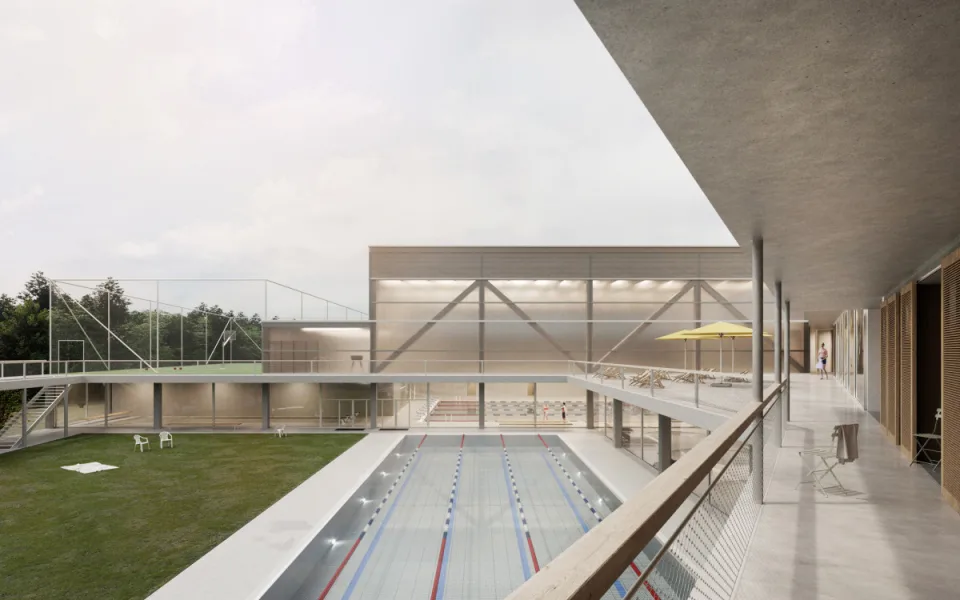 Vítězný návrh, který vzešel z architektonické soutěže.