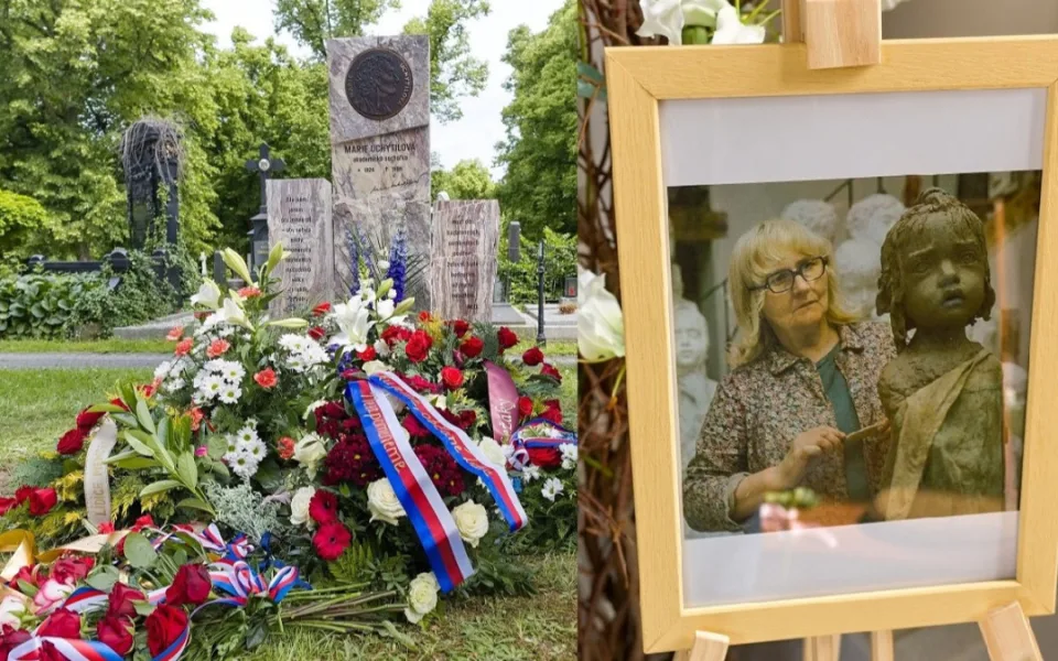 Autorka ikonické korunové mince s dívkou sázející lípu má v Plzni čestný hrob