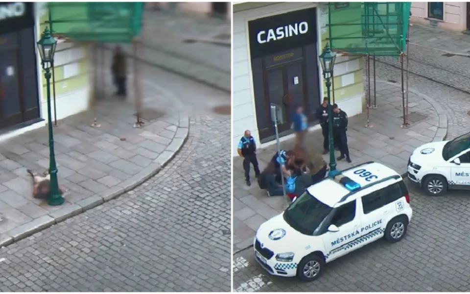 Opilý muž spolykal léky a spadl hlavou na lampu, zásah komplikoval další ochmelka