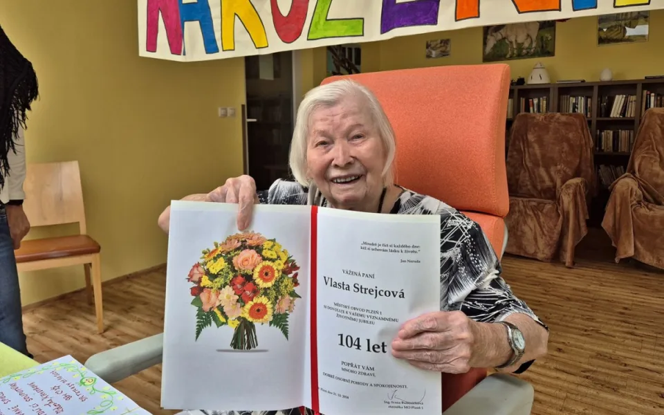 Zemřela nejstarší Plzeňanka, bylo jí 104 let. Milovala kulturu a zamlada vozila Gotta v kočárku