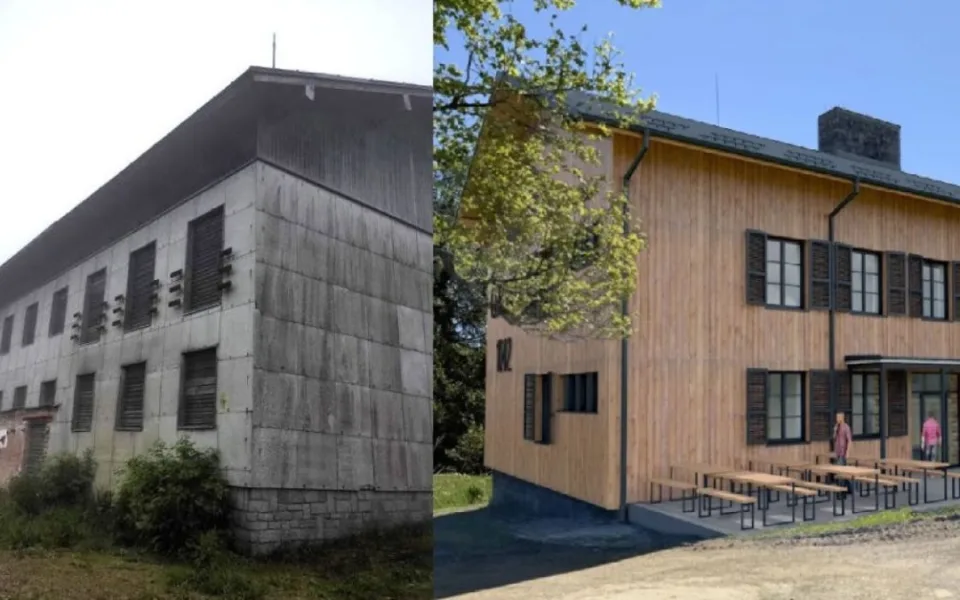 Na vrcholku Čerchova končí přestavba bývalé roty pohraničníků na horskou chatu