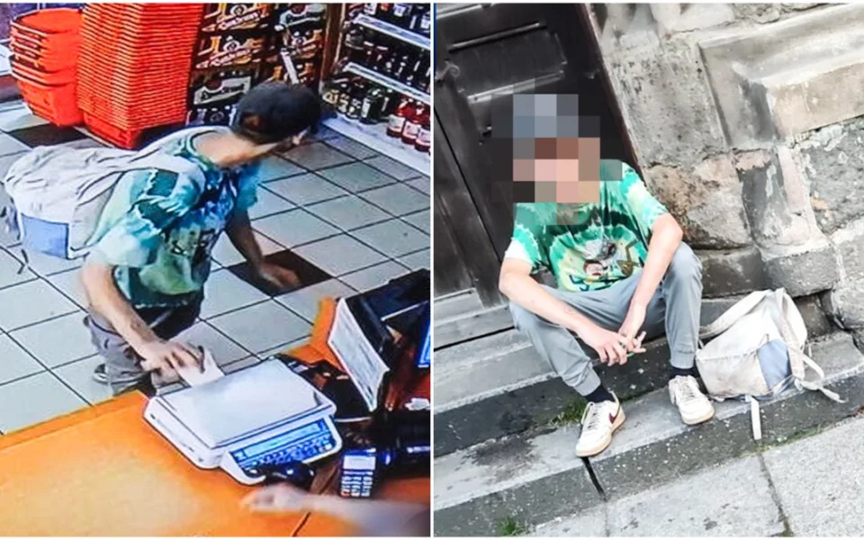 Přetahovaná na ulici o kraťasy a mikinu vyústila v odhalení nenechavého mladíka