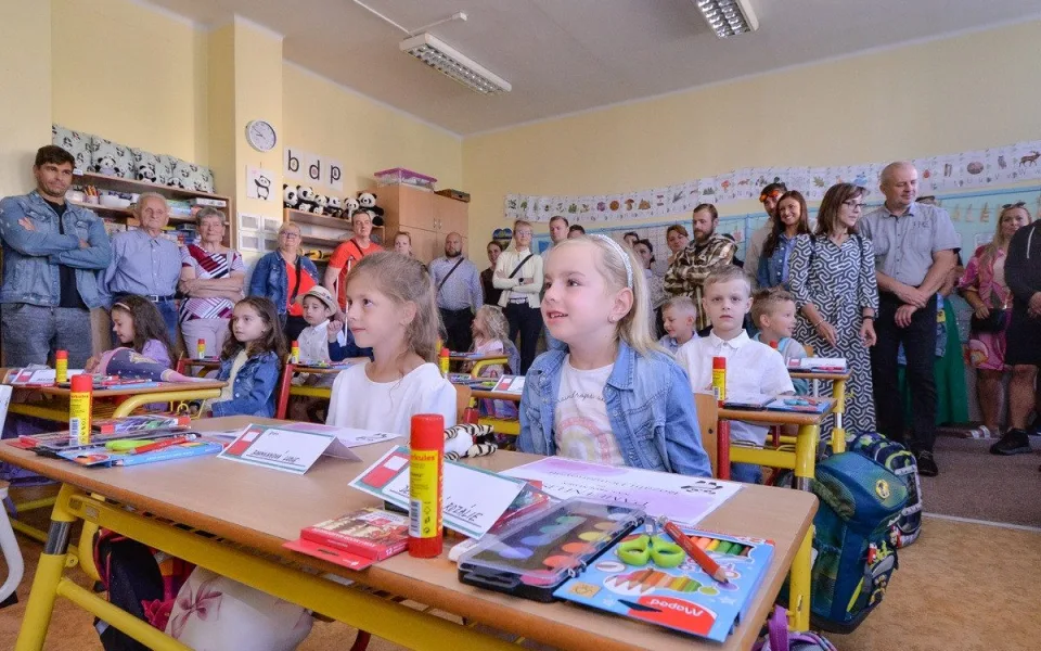 Prvňáčci v Bolevecké základní škole