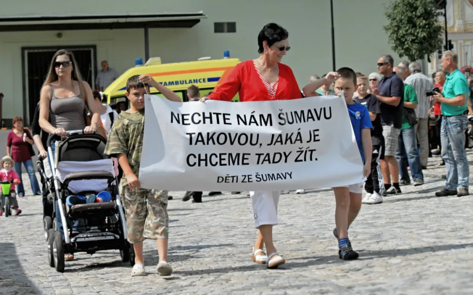 archivní foto Spolku Šumava nad zlato