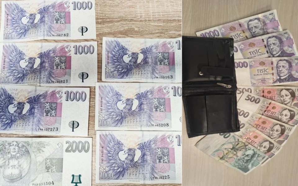 Poctiví nálezci odevzdali hned dvě ztracené peněženky plné peněz