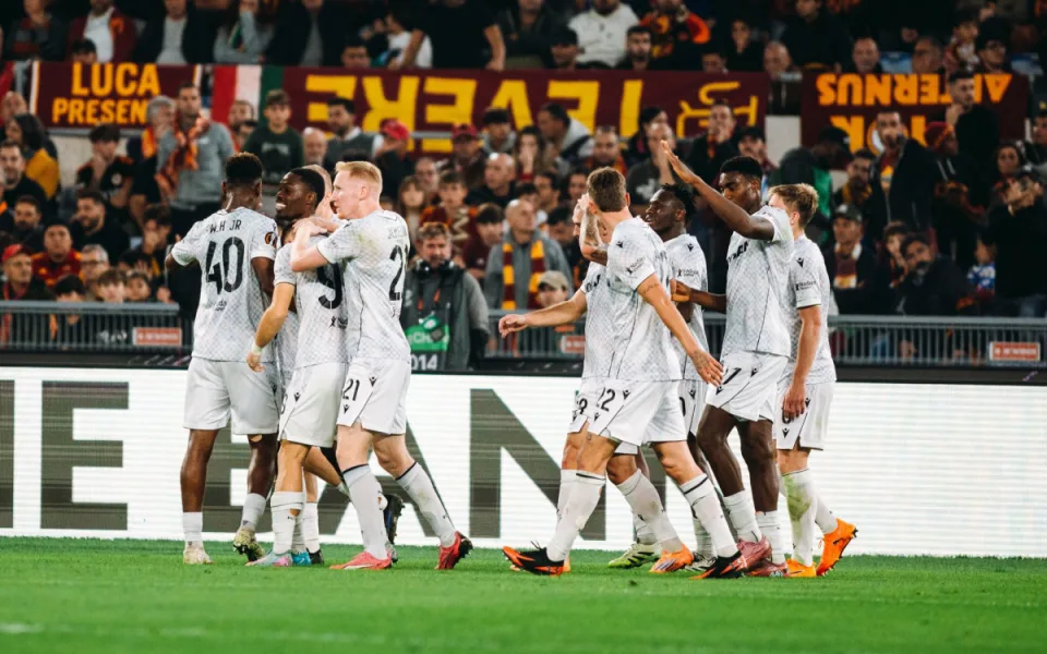 Fotbalisté Plzně vyhráli v Římě nad AS 2:1 a v Evropské lize zůstali neporaženi