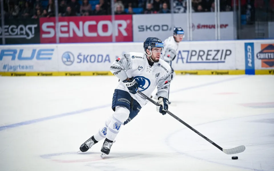 Růžička zajistil Třinci výhru v Plzni, Oceláři zvítězili posedmé za sebou. Foto: Se svolením HC Škoda Plzeň