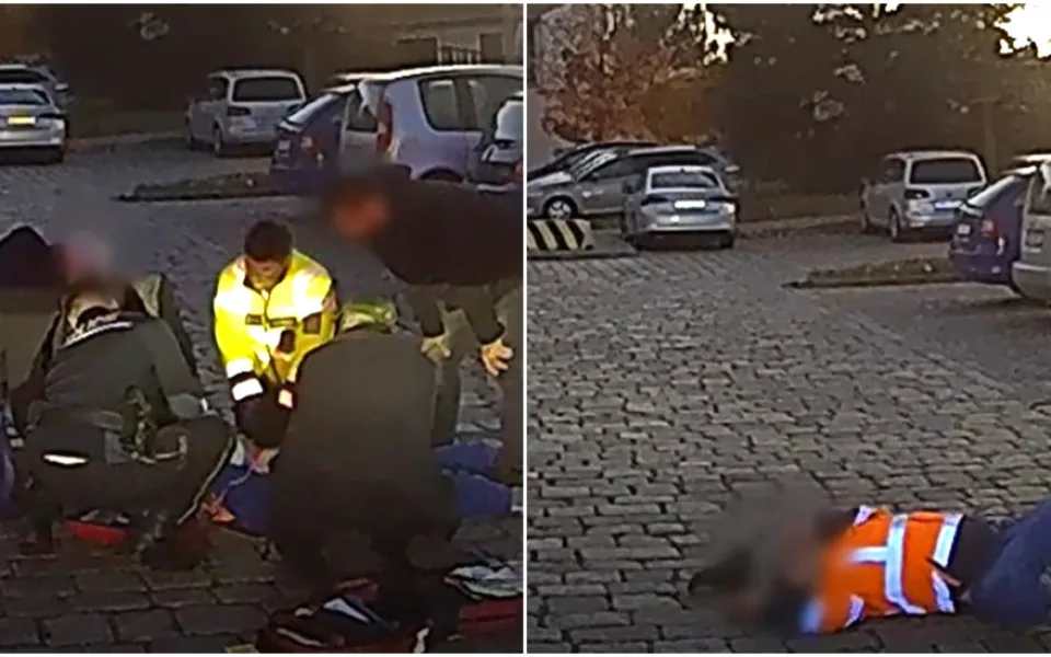 VIDEO: Policisté díky shodě náhod zachránili život muži s masivním infarktem