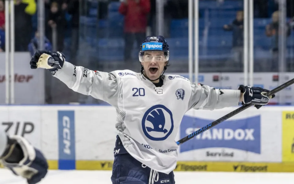 Hokejisté Plzně porazili Liberec 2:1 v prodloužení, rozhodl Zámorský