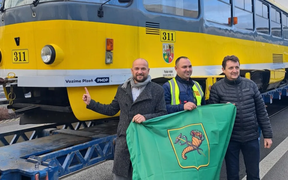 Na Ukrajinu míří další 4 tramvaje, jedna z nich vozila cestující v Plzni ještě v létě