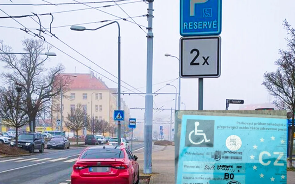 Řidič parkující na místě pro invalidy šokoval strážníky kuriózním vysvětlením