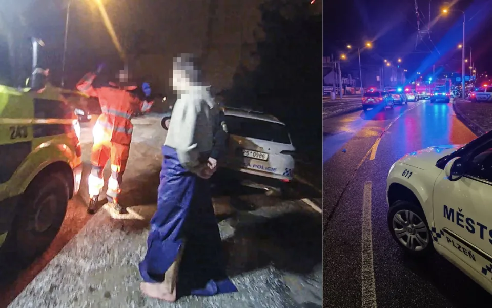 Ve spodním prádle, bez bot a v mrazu spal opilý muž v cizím autě. Ráno přišlo překvapení
