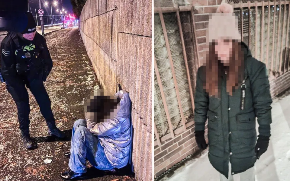 Na ulici našli sedět dvě na kost promrzlé dívky. Jedna nemluvila, druhá jen plakala