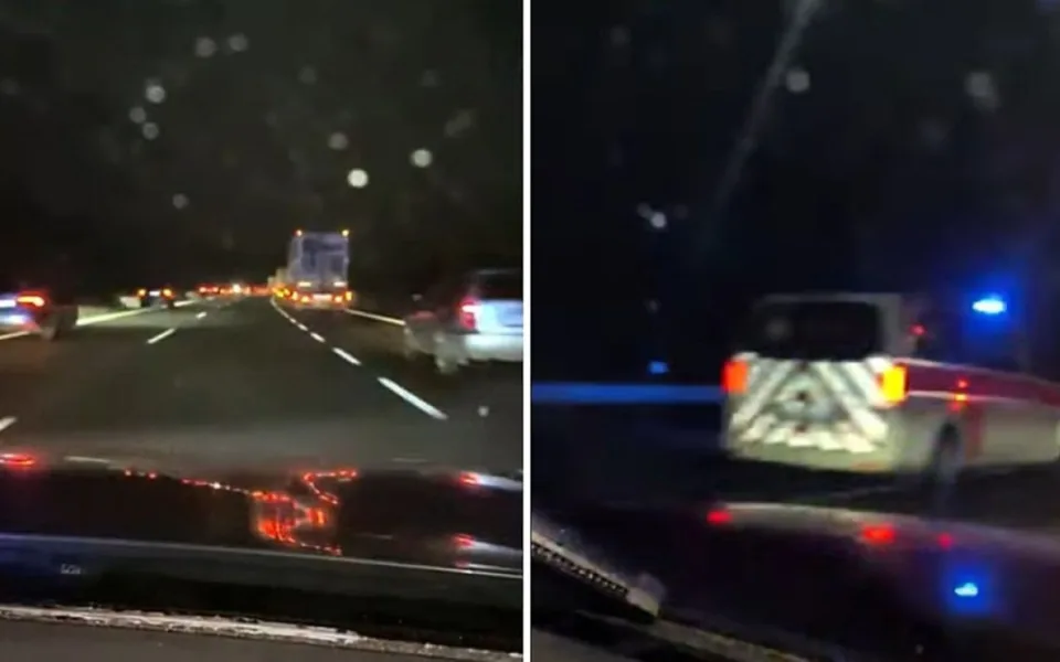 Policie eskortovala po D5 německou sanitku jedoucí pro srdce do Prahy
