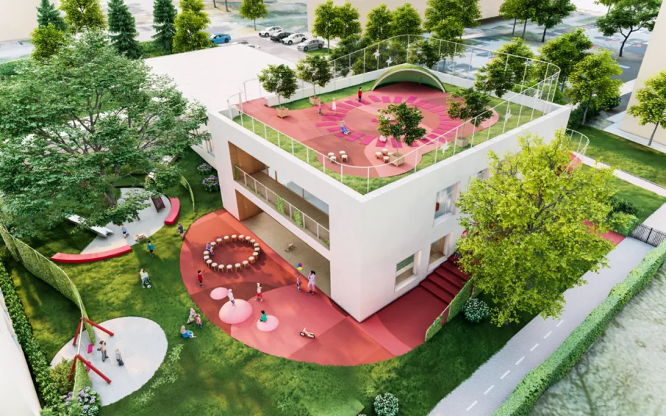 Vizualizace nového pavilonu