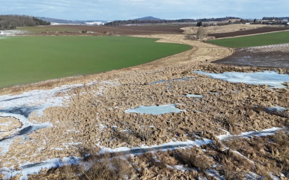 Mokřad vznikl v důsledku činnosti bobra. Území už se díky úpravám nebude rozšiřovat