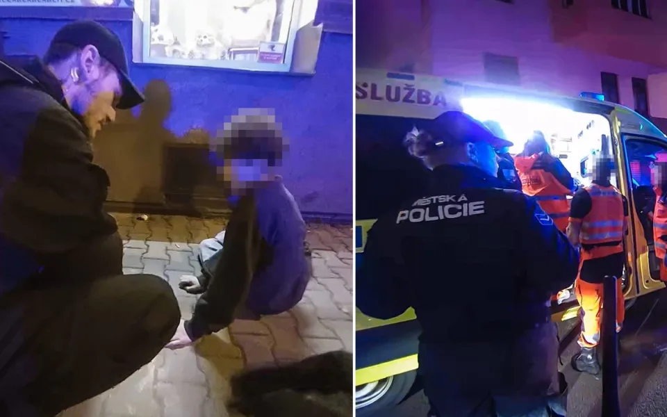 Oba zdrogované chlapce museli ošetřit záchranáři