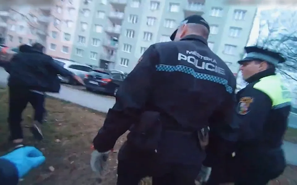 V tomto okamžiku se dal pachatel nečekaně na útěk