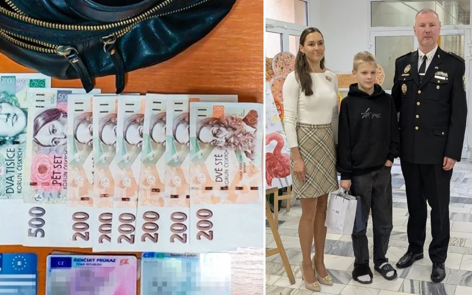 Poctivému nálezci přišla podekovat náměstkyně primátora i zástupce velitele městské policie