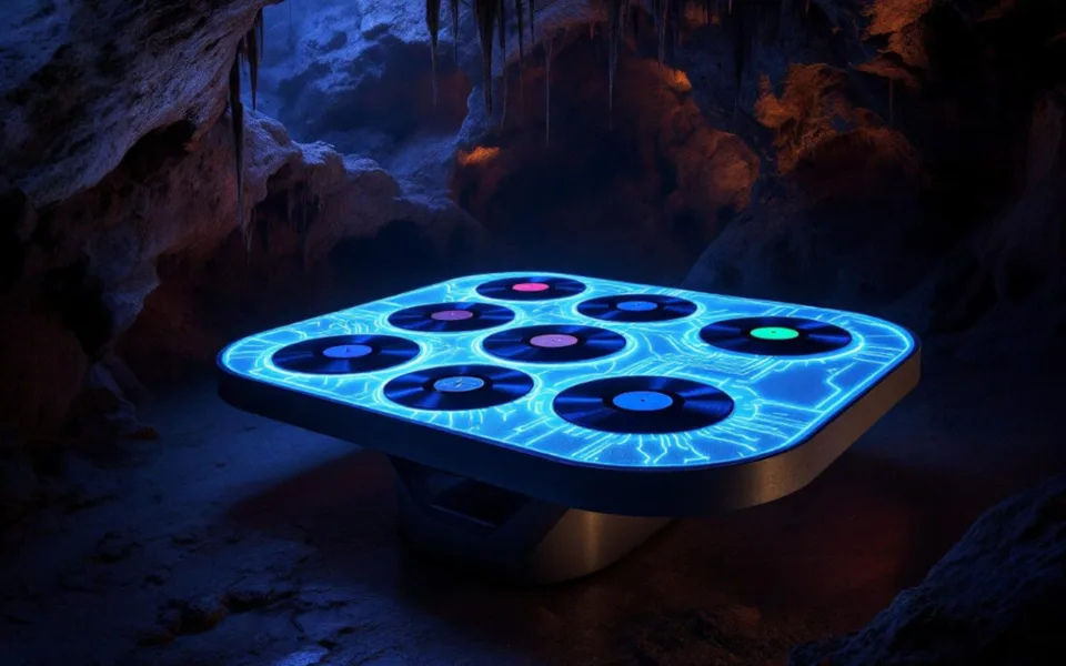 Magický kaolinový důl promění světelné instalace v unikátní podzemní vesmír