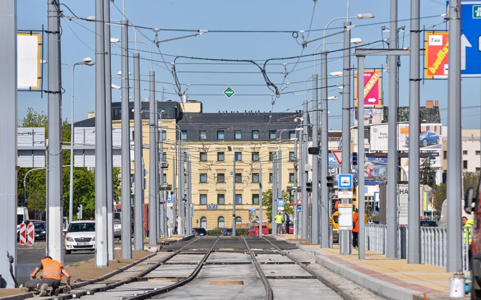 Končí rekonstrukce tramvajové trati číslo 2. Provoz se na koleje vrátí od 1. května