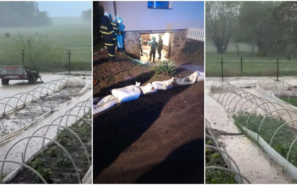 Tohle nepamatujeme, říkají místní. Silné deště spláchly hromady bahna z polí