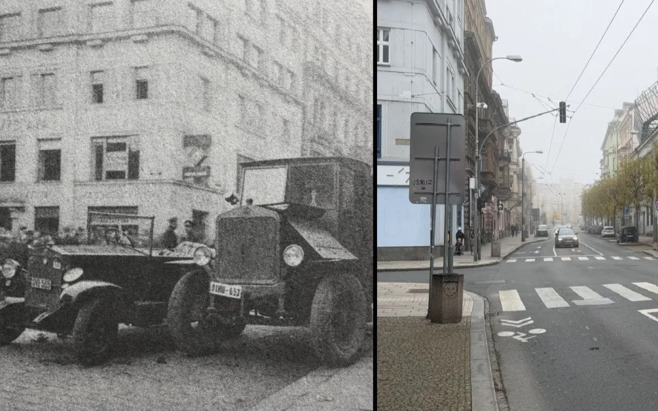 Místo tragické havárie tehdy a dnes