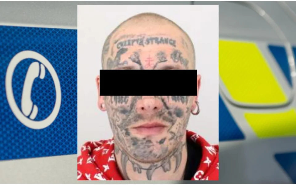 Z psychiatrické nemocnice uprchl pacient s výrazným tetováním na obličeji