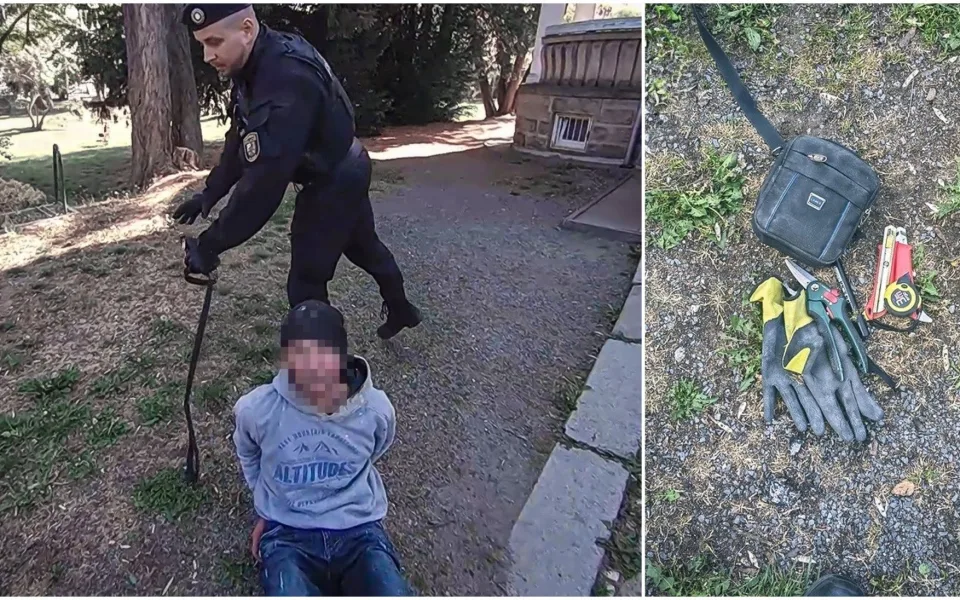 Ozbrojený muž se snažil vloupat do školky. Když přišli strážníci, sáhl po noži