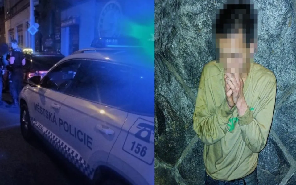 Podchlazeného cizince si po zadržení převzali do péče záchranáři