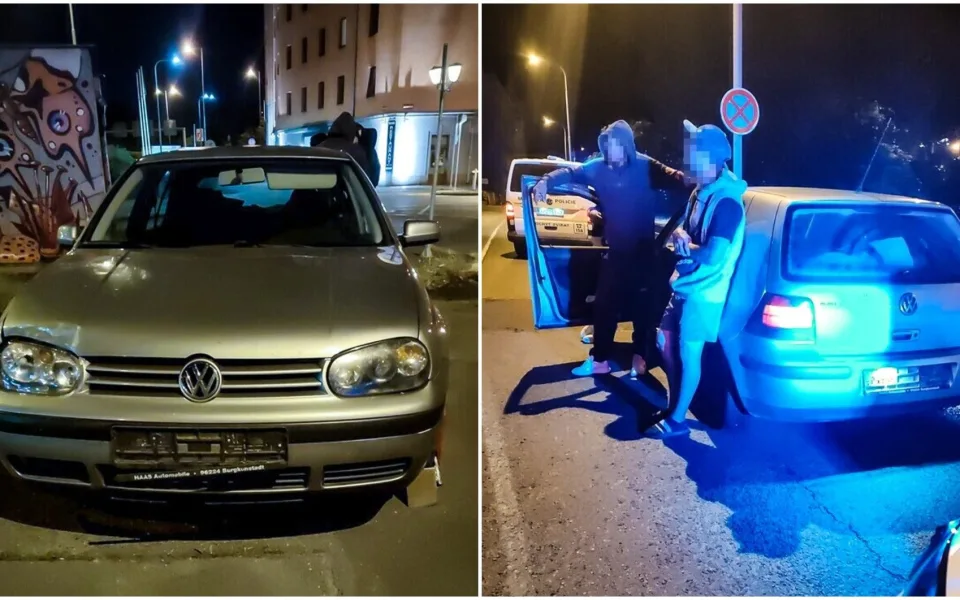 Muž se proháněl městem v autě bez registračních značek, přihodil i další prohřešky