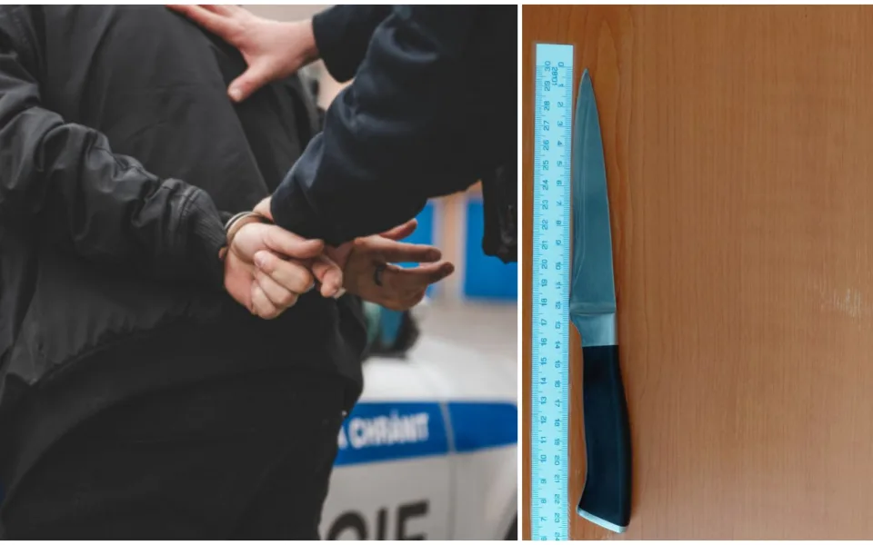 Agresivní muž zaútočil na otce s dítětem a chtěl ho bodnut do zad