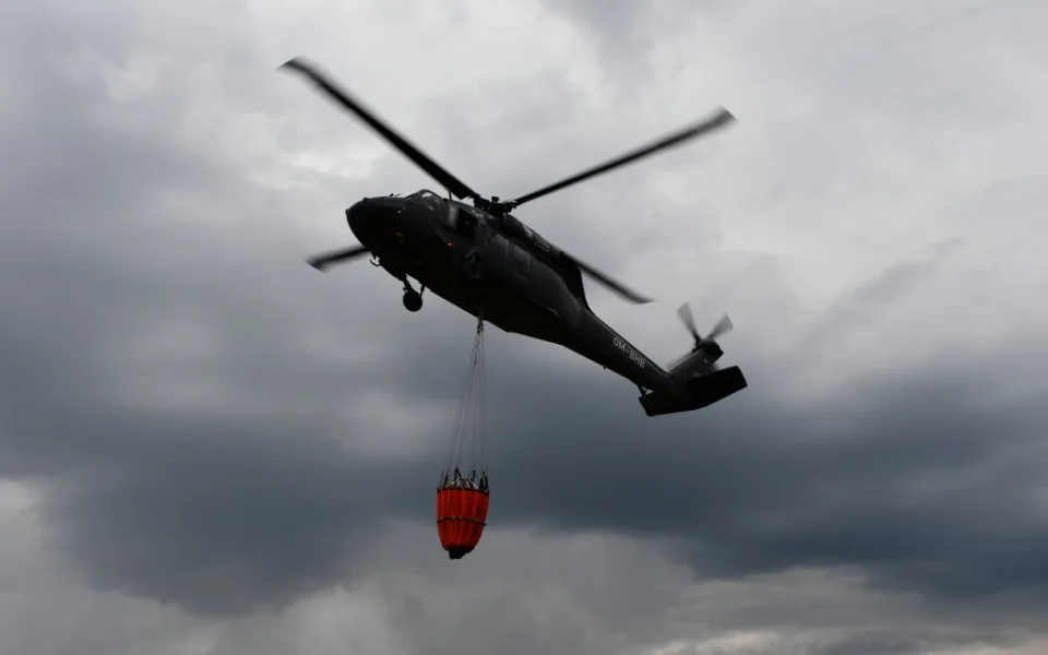 ilustrační foto vrtulníku Black Hawk.