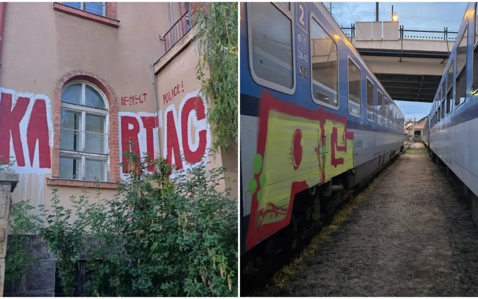 Policie řeší několik případů sprejerství, ve městě je přitom desítka legálních ploch