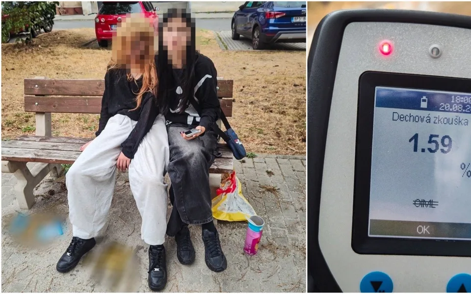 Dvě školačky nasávaly na hřišti z lahve vodky, veřejnost se jich ještě zastává